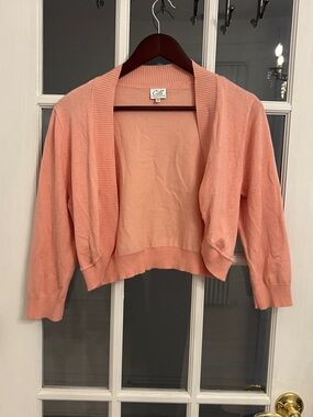 CIELO Women’s Pink Open Front Cardigan Sweater Size M